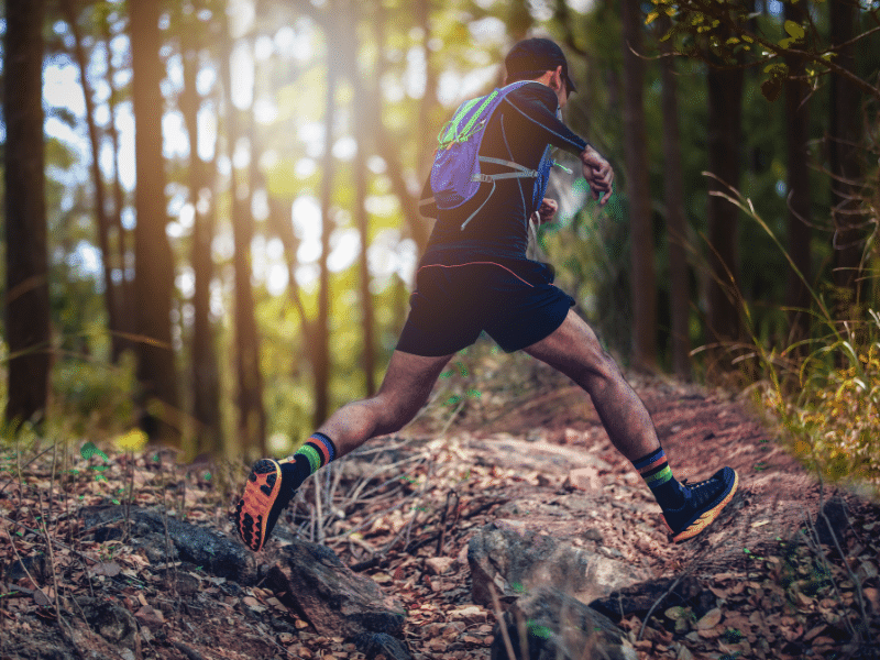 runner with healthy feet